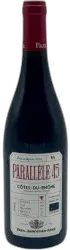 photos du vin Paul Jaboulet "Parallele 45" Côtes du Rhône Rouge Bio
