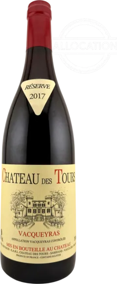 photo du vin Vacqueyras Château des Tours Emmanuel Reynaud