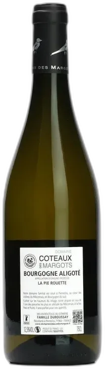 illustration du vin la Pie Rouette Aligoté Coteaux de Margots