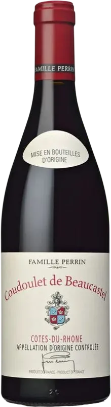 illustration du vin Aoc Côtes-du-Rhône "Coudoulet" Château de Beaucastel Famille Perrin