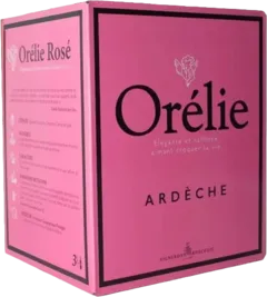 illustration du vin Fonvène Rosé en Bib Igp Ardèche les Vignerons Ardéchois