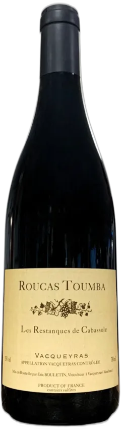 vue du vin Vacqueyras les Restanques de Cabassole Roucas Toumba