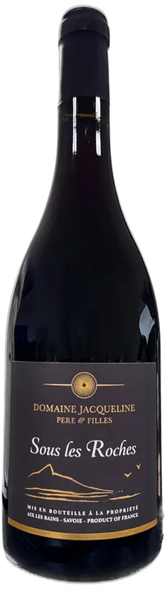 photo du vin Aop Savoie Pinot Noir "Sous les Roches" Domaine Jacqueline Père & Filles