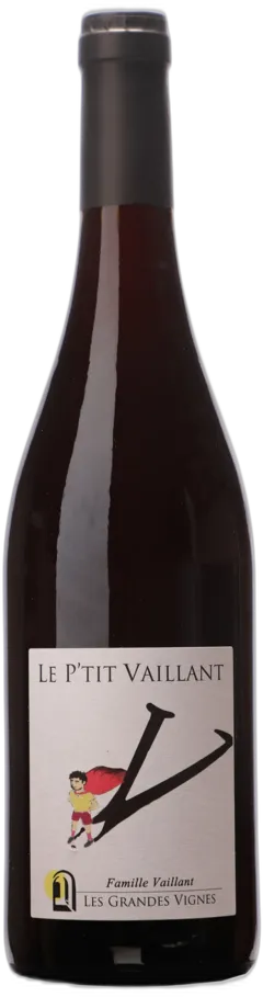 photo du vin Vin de France le p’Tit Vaillant les Grandes Vignes Famille Vaillant