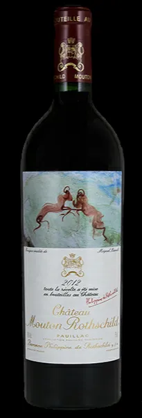capture du vin Château Mouton Rothschild 2012