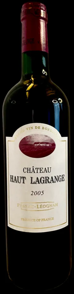 photo du vin Château Haut Lagrange Découverte