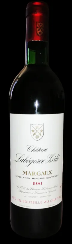 photo du vin Château Labégorce Zéde 1981