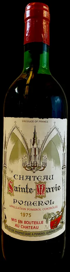 photo du vin Château Sainte Marie