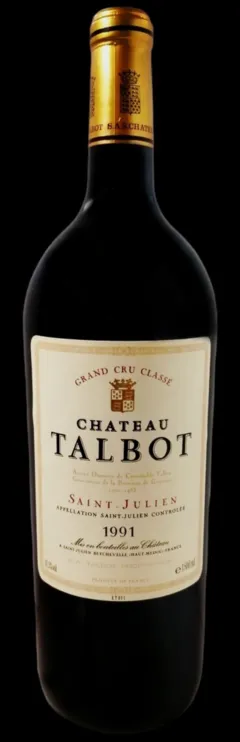 photo du vin Château Talbot 1991 Magnum rc