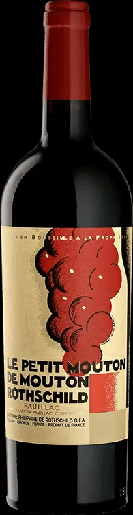 photos du vin le Petit Mouton de Mouton Rothschild 2017