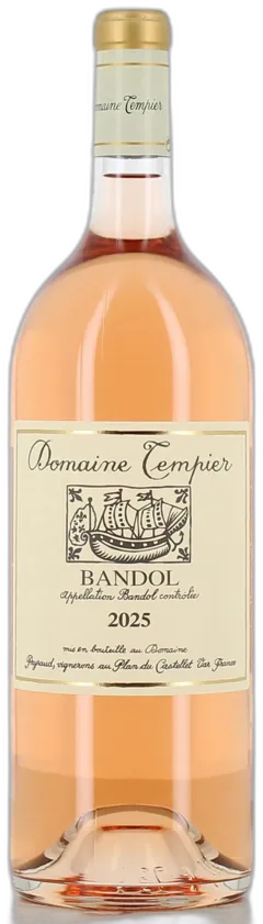 capture du vin Magnum Vin Rosé Bandol Domaine Tempier 2025