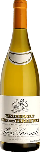 vue du vin Albert Grivault Meursault 1er Cru "Clos des Perrières" 2021