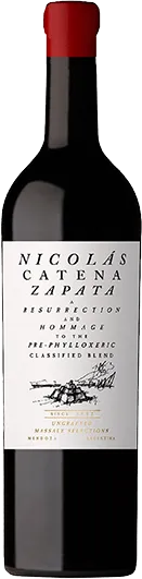 capture du vin Catena Zapata "Nicolas" Argentine
