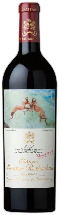 capture du vin Château Mouton Rothschild, 2012