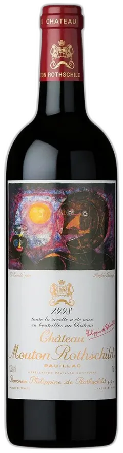 illustration du vin Château Mouton Rothschild, 1998
