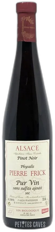 capture du vin Pinot Noir Rot Murlé 2022 Domaine Pierre Frick