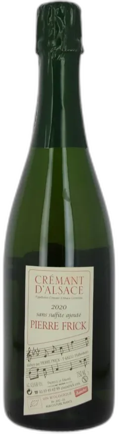 photo du vin Crémant 2022 Brut Nature Pierre Frick