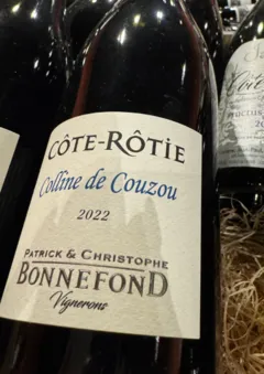photo du vin Cote Rotie Domaine Bonnefond Colline de Couzou