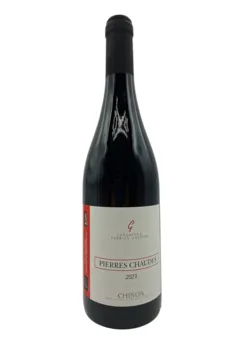 image du vin Chinon Rouge les Pierres Chaudes Dom Fabrice Gasnier Bio