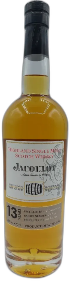 photos du vin Whisky Highland Malt 13 Ans Finish Marc Bourgogne Jacoul
