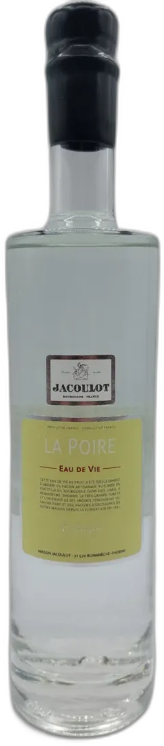 vue du vin Eau de Vie de Poire Williams Jacoulot