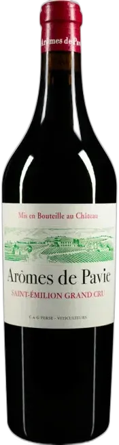 photo du vin les Arômes de Pavie Saint-Émilion Grand Cru Vin de Bordeaux