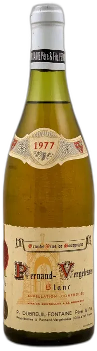photo du vin Dubreuil-Fontaine Pernand Vergelesses 1977