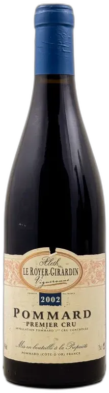 photo du vin Royer Girardin Pommard 1er Cru 2002