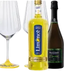 photo du vin Pack 1 Limonce 1 Prosecco Ricadonna 2 Verres Limonce Offerts