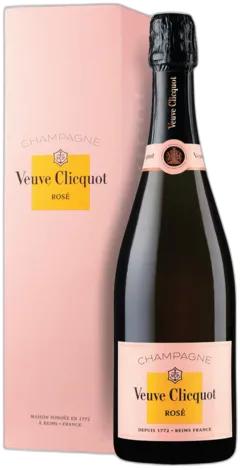 vue du vin Brut Rosé Aoc Veuve Clicquot