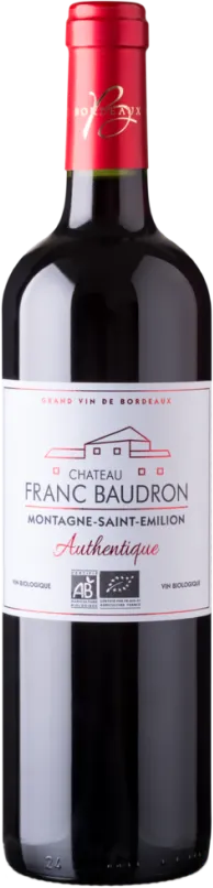 image du vin Château Franc-Baudron Montagne Saint-Emilion Rouge 2021