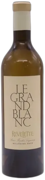 photo du vin Château Révelette, Igp Méditerranée, le Grand Blanc