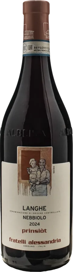 photo du vin Langhe Nebbiolo Doc Prinsiot Fratelli Alessandria