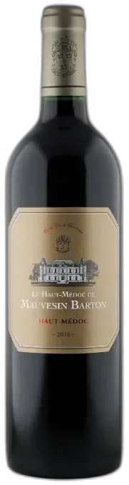 image du vin le Haut-Médoc de Mauvesin Barton 2016