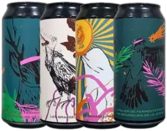 illustration du vin Lot Découverte de 4 Bières de Lozère en Canette les Brasseurs de la Jonte