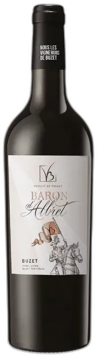 illustration du vin Baron d’Ardeuil Rouge 2022 Vignerons de Buzet