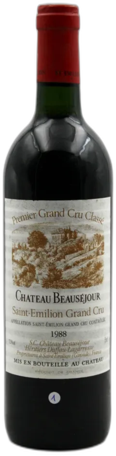 aperçu du vin Château Beauséjour Saint-Emilion Grand Cru
