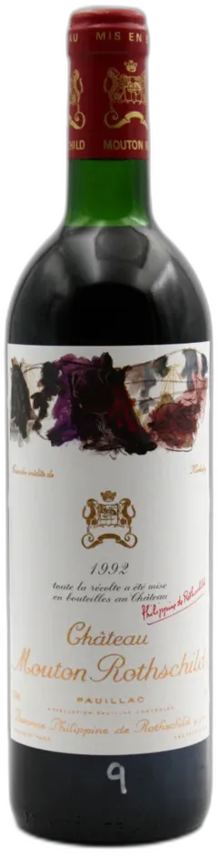 photo du vin Mouton Rothschild 1992