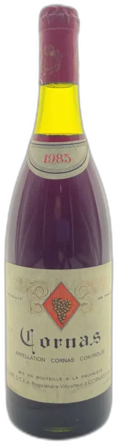 vue du vin Cornas Domaine Clape