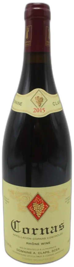 vue du vin Cornas Domaine Clape