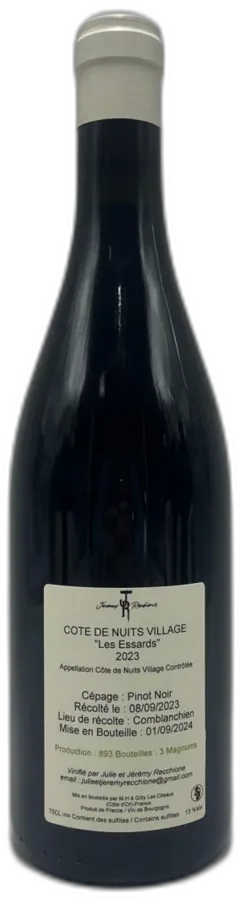 vue du vin les Essards