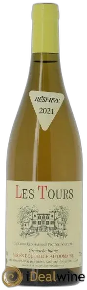 image du vin Les Tours Grenache Blanc