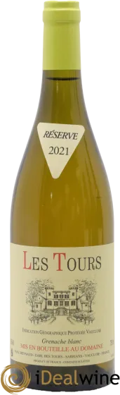 image du vin Les Tours Grenache Blanc
