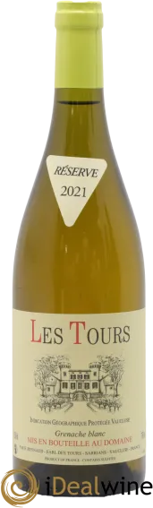 image du vin Les Tours Grenache Blanc