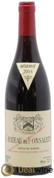 aperçu du vin Château de Fonsalette Emmanuel Reynaud