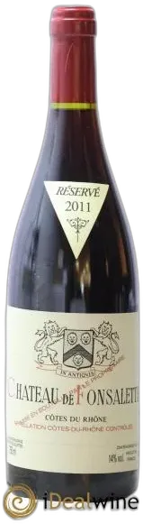 aperçu du vin Château de Fonsalette Emmanuel Reynaud