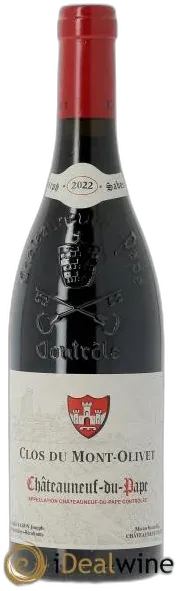 image du vin Châteauneuf-du-Pape Cuvée du Papet Clos du Mont-Olivet