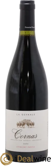 illustration du vin Cornas la Geynale Vincent Paris