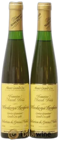 illustration du vin Alsace Gewurztraminer Sélection de Grains Nobles Grand Cru Altenberg de Bergheim Marcel Deiss