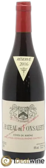 aperçu du vin Château de Fonsalette Emmanuel Reynaud